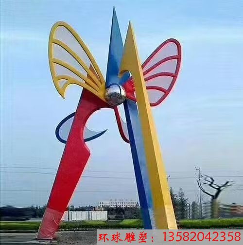 银川不锈钢大型景观雕塑 银川雕塑公司